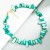  retro ethnic style personality geometry Colorful color Shells handmade beads necklace chain