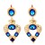 occidental style heart-shaped earrings personality fashion diamond geometry trend Street Snap luxurious ear stud