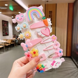  set children lovely hair clip set cartoon fruitsbb Korean style