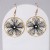 small fresh chrysanthemum weave tassel earrings  Bohemia ethnic style Earring