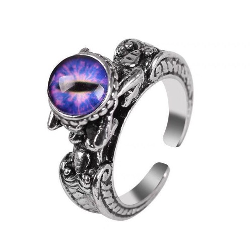 occidental style fashion retro personality creative eyes temperament opening ring
