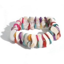 personality creative Hawaii ethnic style leisure geometry Shells handmade weav..