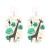 occidental style earrings woman  lovely cartoon owl long deer ear stud creative geometry Earring