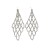 occidental style  temperament Rhinestone tassel earrings woman elegant fully-jewelled geometry Five-pointed sta
