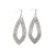  occidental style  temperament Rhinestone tassel earrings woman elegant fully-jewelled geometry Five-pointed sta