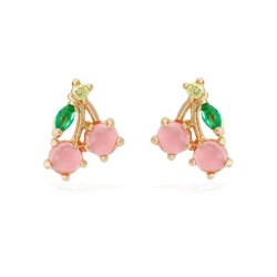 I wind  lovely tropical fruits ear stud woman diamond Earring earrings style