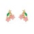 I wind  lovely tropical fruits ear stud woman diamond Earring earrings style