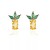 I wind  lovely tropical fruits ear stud woman diamond Earring earrings style