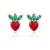 I wind  lovely tropical fruits ear stud woman diamond Earring earrings style