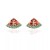 I wind  lovely tropical fruits ear stud woman diamond Earring earrings style