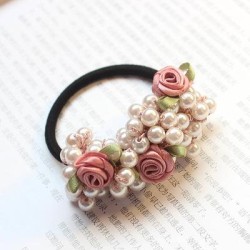 Pearl leather woman head rope sweet brief Ladies temperament Korean style rope..