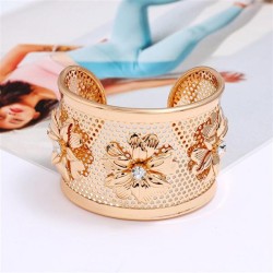 occidental style fashion retro hollow bangle  ethnic style personality flowers..