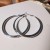 retro circle earrings occidental style exaggerating Metal circle wind fashion personality woman earrings arring