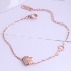 fine Korean style fashion sweetOL concise titanium steel personality Anklet