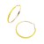 summer personality exaggerating beads Alloy earrings occidental style circle thin earrings