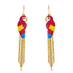  big occidental style earrings fashion earrings creative color tassel samll ea..