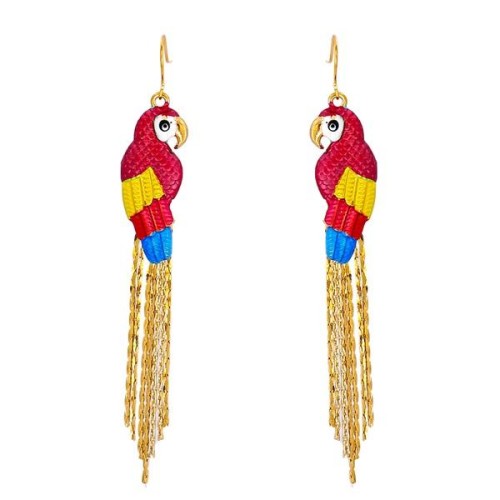  big occidental style earrings fashion earrings creative color tassel samll earrings