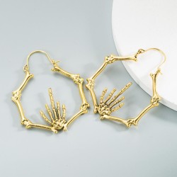 occidental style retro exaggerating geometry Metal earrings woman personality ..