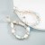 occidental style fashion personality drop color Rhinestone Alloy earrings woman trend Earringearrings