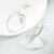 new occidental style personality Irregular big circle earrings woman fashion Metal wind circle ear stud