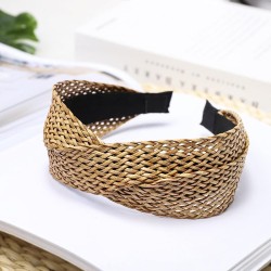 occidental style weave Headband head sweet woman all-Purpose width personality..