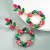 occidental style fashion  Metal bright Round gorgeous gem exaggerating ear stud earringsearrings