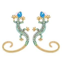 occidental style trend personality earrings woman diamond animal fashion ear s..