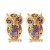 occidental style exaggerating cartoon owl color animal ear stud