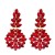 exaggerating Earring occidental style fashion personality brief geometry ear stud fully-jewelled diamond earrings 