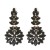 exaggerating Earring occidental style fashion personality brief geometry ear stud fully-jewelled diamond earrings 