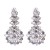 exaggerating Earring occidental style fashion personality brief geometry ear stud fully-jewelled diamond earrings 