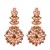exaggerating Earring occidental style fashion personality brief geometry ear stud fully-jewelled diamond earrings 