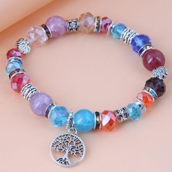 occidental style fashion concise Metal crystal all-Purpose Life tree pendant t..