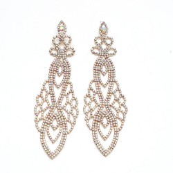  fashion personality creative exaggerating fully-jewelled earrings occidental ..