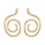 occidental style geometry Irregular Earring  women exaggerating personality wind style earrings