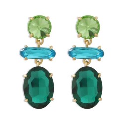 occidental style diamond earring  temperament Ladies Ladies wind ear stud exag..