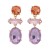 occidental style diamond earring  temperament Ladies Ladies wind ear stud exaggerating color more surface earrin