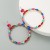 occidental style wind fashion exaggerating hollow circle embed color Rhinestone earrings earring Korean style su