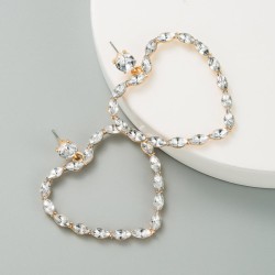 occidental styleins fashion colorful diamond series hollow pendant earrings  p..