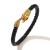  occidental style fashion Cowhide bracelet  man twining snake head