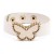  Korean studentPU leather  Alloy butterfly Acrylic all-Purpose bracelet buckle
