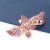  summer occidental style wind Alloy diamond Acrylic butterfly hair clip woman