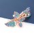  summer occidental style wind Alloy diamond Acrylic butterfly hair clip woman