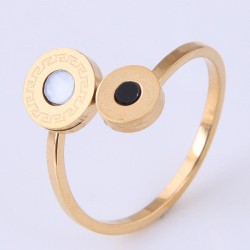 Korea fashion concise Rome digit stainless steel concise accessories temperame..