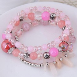 occidental style trend all-Purpose crystal gravel temperament multilayer fashi..