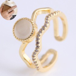 fine Korean style fashion sweetOL concise embed Zirconium accessories personal..