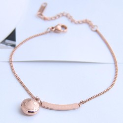 fine Korean style fashion titanium steel sweetOL concise pendant personality w..
