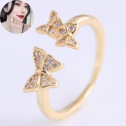fine Korean style fashion sweetOL concise mosaic personality opening woman rin..