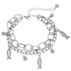 Korea fashion concise stainless steel concise tropical personality temperament..