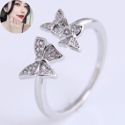 fine Korean style fashion sweetOL concise mosaic personality opening woman rin..